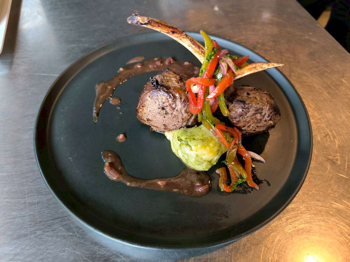 Grilled Rack of Lamb